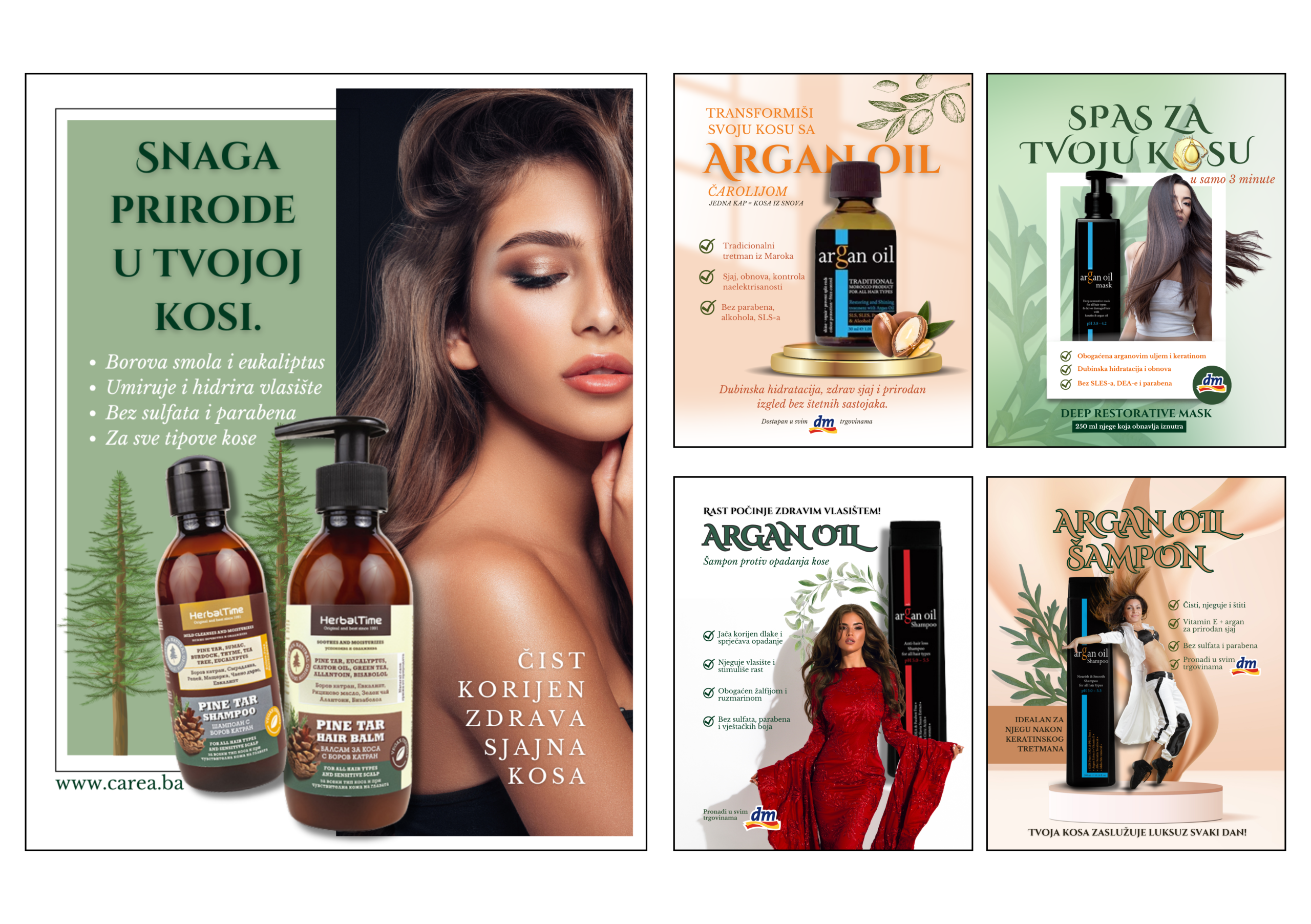 Argan oil hair care
